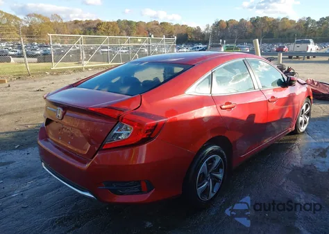 2019 Honda Civic Lx from USA, damaged, VIN 19XFC2F63KE045470